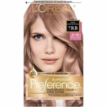 L&#39;Oreal Superior Preference 7RB Dark Rose Blonde 2018 Hair Color of Year - £11.86 GBP