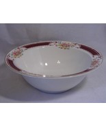 Homer Laughlin China B1315 pattern SERVING Vegetable BOWL dish ~ roses f... - £11.98 GBP