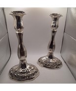 Vintage 9&quot; Silver Plated Candlestick 29406 - Creative Gifts Internationa... - $423.18 MXN