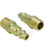 Brass Air Tool Fittings 1/4 NPT Male Milton M type Plug 727 Connector - £5.94 GBP