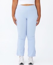 MSRP $45 Cotton On Trendy Plus Size Active Rib Flare Pants Iced Sky Size... - £26.71 GBP