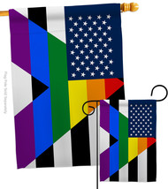 US Straight Allies For Equality - Impressions Decorative Flags Set S148663-BO - £45.58 GBP