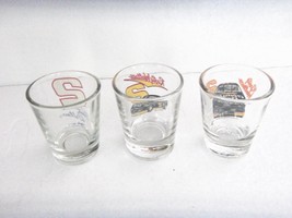 3 Vintage Shot Glasses Nascar #2 Rusty Wallace - £10.21 GBP