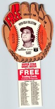 Pepsi-Cola Baseball Trading Card 1977 Jeff Burroughs Atlanta Braves MLB Trade - £10.46 GBP