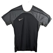 Womens Athletic Shirt for Training Gym Working Out Nike Black Gray Size ... - £20.56 GBP