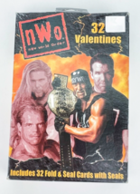 NWO New World Order 1999 WCW 32 Valentines Fold Seal Card Goldberg Sting Vintage - £13.10 GBP
