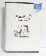 Hello Kitty A6 Diary Schedule Book 2020 SANRIO NEW Cute White - £31.23 GBP