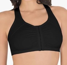 Fruit of the Loom Front Close Racerback Sports bra Style FT390 Black  44... - $6.92
