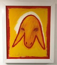 Menashe Kadishman ORIGINAL WORK &quot;Sheep&quot; Oil on Canvas, Size 24*20-Inch-
show ... - £2,480.74 GBP