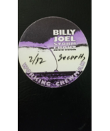 BILLY JOEL 1990 - ROSEMONT, ILLINOIS VINTAGE ORIGINAL CLOTH BACKSTAGE PASS - $11.00