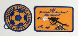 Freehold NJ Soccer Club Clothing Embroidered Souvenir Trading Patch (Qty 2) NEW - $14.99