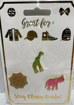 SS Simply Southern Pins Elephant, Giraffe, Flower Hats, Jackets  - £8.00 GBP