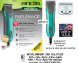 Andis SUPER-DUTY ENDURANCE 2-SPEED Pet CLIPPER*US,UK,EU VOLTAGE*110v 220... - $229.99