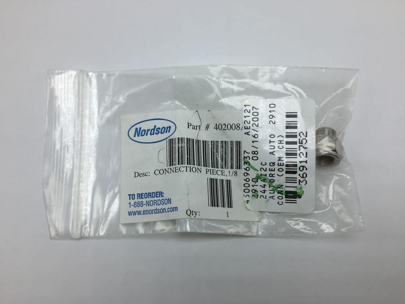 NORDSON 402008 HOT MELT CONNECTION COUPLING  - $16.00