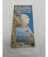 Vintage 1982-1983 South Dakota Highways To Adventure Map Brochure - $10.02
