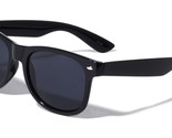 Dweebzilla Sleek Classic Casual Retro Square Sunglasses (Glossy Black wi... - £8.57 GBP+
