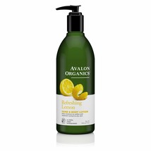 Avalon Organics Hand &amp; Body Lotion Refreshing Lemon, 12 oz - £19.05 GBP