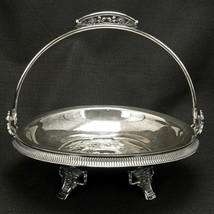 Victorian Silver Plate Cake Basket by Simpson Hall Miller circa 1870 - £73.06 GBP
