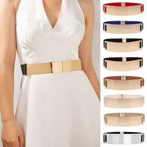 Belt Metal Woman Mirror Waistband Elastic Femme Belt Ladies Apparel Acce... - £7.24 GBP