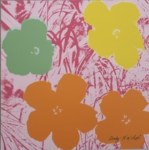 Andy Warhol Lithograph Flowers - £889.71 GBP