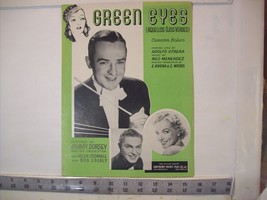 Green Eyes - vintage sheet music by Utrera and Mendez pub by Southern Mu... - £8.01 GBP