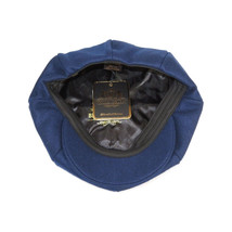 Mens Fashion Classic Flannel Wool Apple Cap Hat by Bruno Capelo ME902 Navy Blue image 2