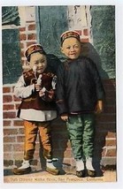 2 Chinese Children Native Sons  San Francisco 1900&#39;s  Postcard - £11.66 GBP
