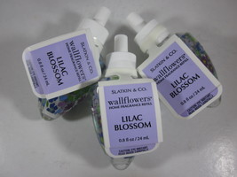 3 Bath &amp; Body Works Wallflower Diffuser Refill Bulb Slatkin Deco Lilac B... - $29.99