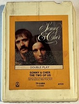 Sonny &amp; Cher The Two Fo Us 8 Track Tape Double Play 1972 Atlantic TP-2-804 - £5.45 GBP