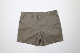 Vintage Cabelas Mens 38 Distressed Above Knee Chino Shorts Cotton Brownish Green - £31.11 GBP