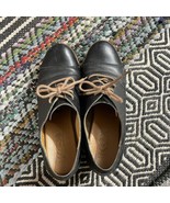 Korks by Kork-Ease black leather Lace Up ankle boots 8.5 women&#39;s - $59.57 CAD