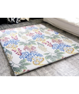 ZonLi Floor Futon Mattress Sleeping Mat Cover White BLOOMING FLOWERS 43&quot;... - $36.99