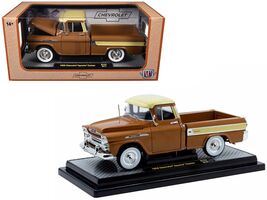 1958 Chevrolet Apache Cameo Pickup Truck Brown with Beige Top - $54.45