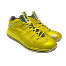 Nike Men&#39;s LeBron 10 Low Basketball Sneakers 579765-700 ‘Sonic Yellow’ S... - £75.05 GBP
