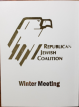 The NCSY Bencher Book of Prayer &amp; Song - Republican Jewish Coalition Winter Mtg - $3.95