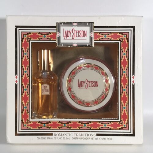 LADY STETSON Cologne Spray .75 oz Romantic Tradition Perfume Dusting
