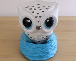 Owleez, Flying Baby Owl Interactive Toy with Lights &amp; Sounds Blue White ... - $19.79