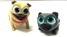 Disney Mini Puppy Dog Pals Bingo &amp; Rolly Dog Figures - £9.38 GBP