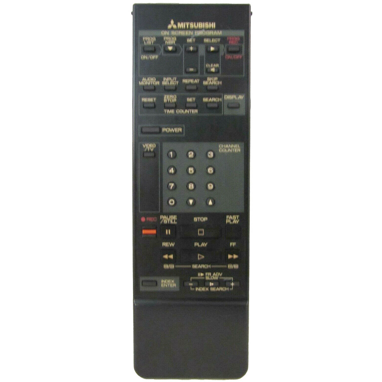 Mitsubishi 939P238A1 MISSING FRONT COVER Factory Original VCR Remote For... - $11.77