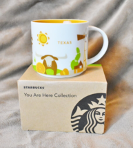 Starbucks Texas YAH Demi Mug 14oz Ornament Longhorn Star You Are Here Cactus - $39.55