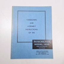 Winchester Takedown Assembly Vintage Booklet Model 1400 Shotgun  - £10.81 GBP