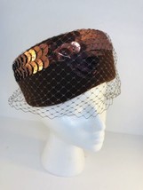 Vintage Wool Church Derby Hat by Mr Richard Union Made netting - £31.04 GBP