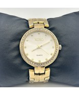 XOXO Gold Tone Crystals Stainless Steel Women’s Quartz Watch New Battery - $17.23 CAD