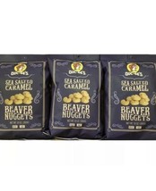 3 Bags BUC-EE&#39;S Famous Salted Caramel BEAVER NUGGETS Sweet Snacks TEXAS ... - $54.42