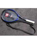 PRINCE PLAY+STAY 27 OVERSIZE TENNIS RACKET W/WILSON CARRYING BAG GENTLY ... - $24.74