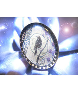 HAUNTED RING THE RAVEN&#39;S RAISE MY CAREER, INCOME MONEY OOAK HIGHER MAGICK  - $233.77