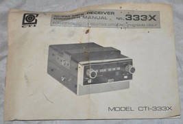 CTI - 333x CB Radio Manual - £7.60 GBP