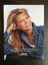 Christie Brinkley Got Milk? - Full Page Original Color Ad A3 - £4.47 GBP