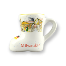 Christmas Boot Mug Cup Christkindlmarket Milwaukee 2019 German Market Souvenir - £9.40 GBP