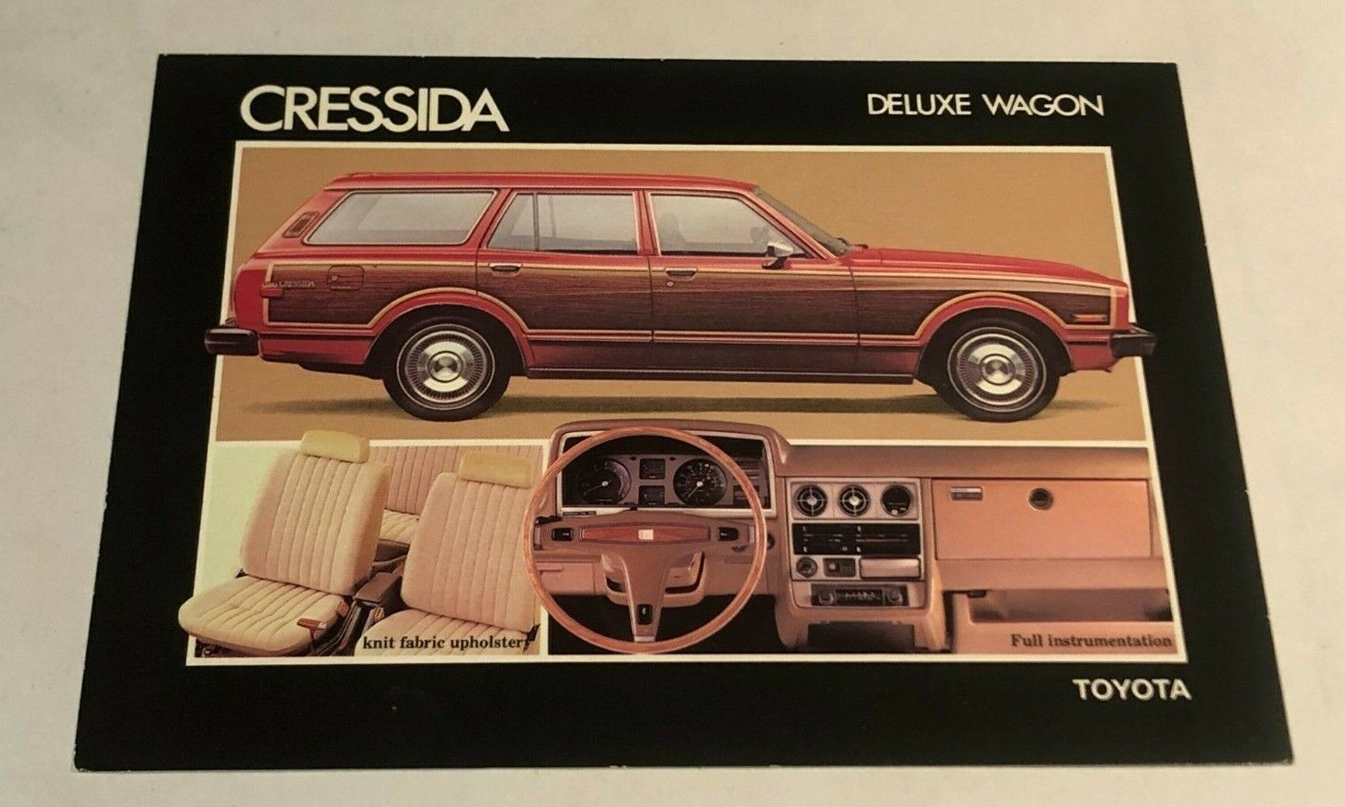 1980 Toyota Cressida Deluxe Wagon New Unused Dealer Post Card - $19.79